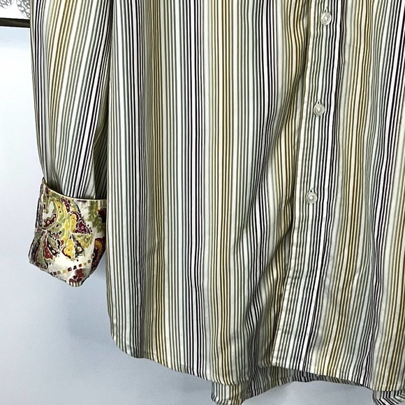 Robert Graham Long Sleeve Button Down Shirt SZ L - Picture 3 of 10